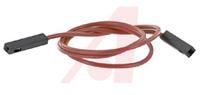 bu-8080-e-12-2 Mueller Electric Test lead, 3A, 300V, Red, 300mm Lead Length