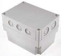 pcm-150125-g-enclosure Fibox Grey Polycarbonate Enclosure, IP66, IP67, Grey Lid, 180 x 130 x 125mm