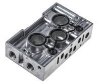 naw-14-01-vdma Festo NAW series 2 station G 1/4 Sub Base for use with Solenoid Valves, VSPA Pneumatic Valves, 161102