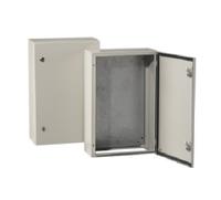 222-9371 RS PRO Steel Wall Box, IP66, 600 mm x 400 mm x 300mm