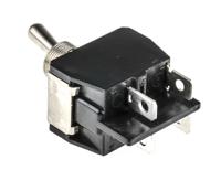 y12cp APEM Toggle Switch, Panel Mount, On-Off, DPST, Tab Terminal