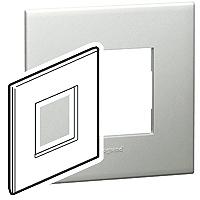 5-765-61 Legrand Silver 1 Gang Light Switch Cover