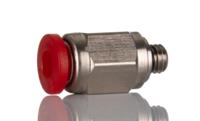 c02250405 Norgren Pneufit C Series Straight Fitting, M5 Male to Push In 4 mm, Threaded-to-Tube Connection Style, C0225