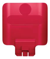 2007905 Rubbermaid Commercial Products Red Resin Waste Bin Lid for and Slim Jim® Recycling Station Waste Stream label kits,