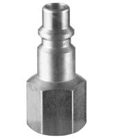 irp-086103p PREVOST Treated Steel Female Plug for Pneumatic Quick Connect Coupling, G 1/2 Female Threaded