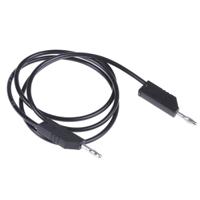 934063100 Hirschmann Test & Measurement Test lead, 32A, 60V dc, Black, 1m Lead Length