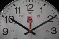 706-4786 RS PRO White Analog Wall Clock, 300mm Diameter