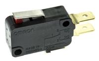v-161-1c5 Omron Short Lever Micro Switch, Tab Terminal, 16 A @ 250 V ac, SP-CO, IP40