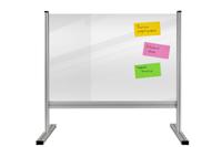 7-209630 Legamaster Transparent Office Divider, 650mm Height, 800mm Width