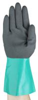 58530w100 Ansell AlphaTec Green Acrylic Nylon Work Gloves, Size 10, Nitrile Coating