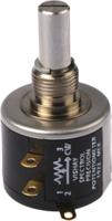 534b1103jl Vishay 534 10kΩ Rotary Potentiometer 10-Turns 1-Gang Panel Mount, 534B1103JL