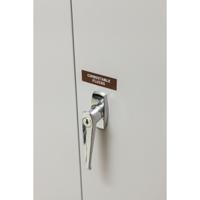 139736 Brady B-595 White on White on Brown Label Printer Tape, 6.4 m Length, 12.70 mm Width