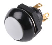p9-113129 Otto Push Button Switch, Momentary, Panel Mount, DPDT, 28V dc