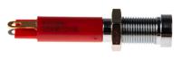 211-156 RS PRO Red Panel Mount Indicator, 12V dc, 6mm Mounting Hole Size, Solder Tab Termination