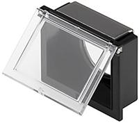 61-99220 EAO Transparent Push Button Flip Guard for Use with Series 61 Switches, 30 x 24mm
