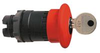 zb5as94414 Schneider Electric Harmony XB5 Series Key Release Emergency Stop Push Button, Panel Mount, 22mm Cutout