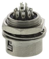 hr10a-10r-12s71 Hirose Circular Connector, 12 Contacts, Panel, Miniature Connector, Socket, Female, HR10 Series