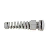 pps9-sl080 Alpha Wire FIT Wire Management Series Slate Chloroprene Rubber (O-Ring/Seal), Polyamide Cable Gland, PG9 Thread, 4mm