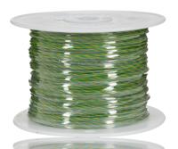 3053-gy001 Alpha Wire Hook-up Wire PVC Series Green/Yellow 0.52 mm² Hook Up Wire, 20 AWG, 10/0.25 mm, 305m, PVC Insulation, 3053
