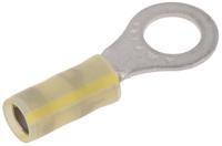 2-320576-2 TE Connectivity, PIDG Insulated Ring Terminal, M8 Stud Size, 2.6mm² to 6.6mm² Wire Size, Yellow