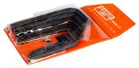 1995m11t Bahco 11 piece, 2.5 mm, 2 mm, 3 mm, 4 mm, 5 mm, 6 mm, 7 mm, 8 mm, 9 mm, 10 mm, 12 mm