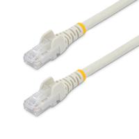 n6patc1mwh StarTech.com, 1m Cat6, White RJ45 to Male RJ45 Male, U/UTP Unshielded, Terminated PVC Sheath