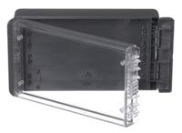 96025224-b-221306-pc-v0-g-7024 Bopla Bocube Series Graphite Grey Polycarbonate V0 Enclosure, IP66, IP68, IK07, Transparent Lid, 231 x 125 x 60mm