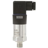 14071141 WIKA S-20 Series Pressure Sensor, 0bar Min, 10bar Max, Current (2-Wire) Output, Gauge Reading