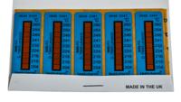 0646-3341 Testo Temperature Sensitive Label, +204°C to +260°C, 2 Levels