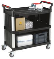 669-3771 RS PRO 3 Shelf Aluminium Trolley, 866 x 500mm, 200kg Load