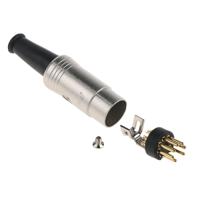 251-4214 RS PRO 7 Pole Din Plug, Male, Cable Mount