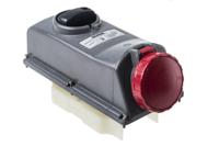 4021687 Scame IP67 Red Panel Mount 3P + N + E Right Angle Industrial Power Socket, Rated At 16A, 415 V