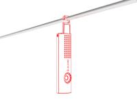 w5r LEDLENSER LED Inspection Lamp, Handheld, 600 lm