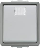 5td4706 Siemens Grey Push Button Light Switch, 1 Way, 1 Gang, Delta