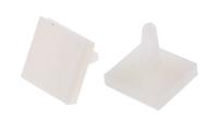 lcbsbm-03-01a-rt LCBSBM-03-01A-RT, 4.8mm High Nylon PCB Support for 3.18mm PCB Hole, 12.7 x 12.7mm Base