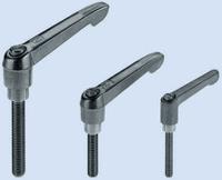 90224 Rose+Krieger Zinc Galvanised Steel Clamp Lever, M8x 35mm, RK