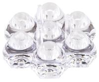 125 Polymer Optics  7-Way LED Lens, 50 ° Collimator Beam