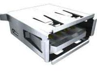 usb-a-s-f-w-th Samtec, Through Hole, Socket- Single Port Type A 2.0 USB Connector