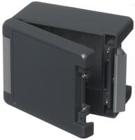 00123234 Bopla Bocube Alu Series Graphite Grey Aluminium Enclosure, IP66, IP68, IP69, IK07, IK08, Graphite Grey Lid, 159 x 128 x