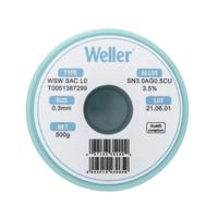 t0051387299 Weller Wire, 0.3mm Lead Free Solder, 217-221°C Melting Point