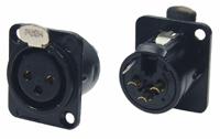 187-3811 RS PRO Panel Mount XLR Connectors, Female, 1400 (Withstand) V, 3 Way