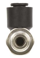 3159-06-10 Legris LF3000 Series Elbow Threaded Adaptor, R 1/8 Male to Push In 6 mm, Threaded-to-Tube Connection Style