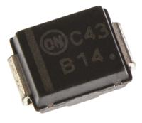 mbrs140t3g onsemi 40 V 1 A Diode Schottky 2-Pin DO-214AA MBRS140T3G
