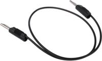 668-4572 RS PRO 4 mm Test Probe Lead, 2.5A, 50V ac, Black, 500mm Lead Length