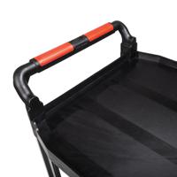 669-3740 RS PRO 2 Shelf Aluminium Trolley Trolley, 866 x 500mm, 120kg Load