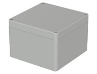 03227000 Bopla Euromas Series Light Grey ABS Enclosure, IP66, Light Grey Lid, 122 x 120 x 85mm