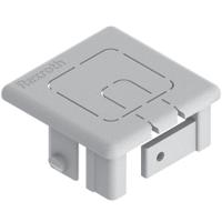 3842551004 Bosch Rexroth Grey PP Cover Cap, 40 Strut Profile, 10mm Groove