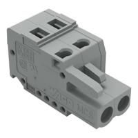 231-102026-000 WAGO 231 Series PCB Terminal, 2-Contact, 5mm Pitch, Cable Mount, 1-Row, Cage Clamp Termination