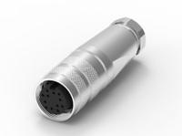 210-0235 RS PRO 12 Pole M16 Din, 3A, 50 V IP67, Screw Lock, Female, Cable Mount