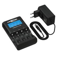 1001-0079-uk Ansmann Powerline 4.2 Pro Battery Charger For NiMH AA, AAA 4 Cell 400mA with EU, UK plug